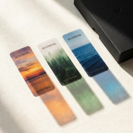 Premium PET Translucent Bookmarks Set Display